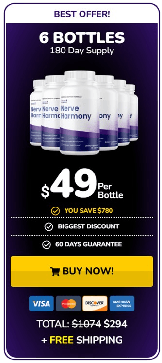 nerveharmony buy now 6 bottles